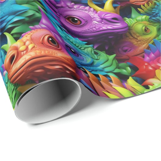 Inpakpapier - Pride Little Dragons 1 (Rol Hoek)