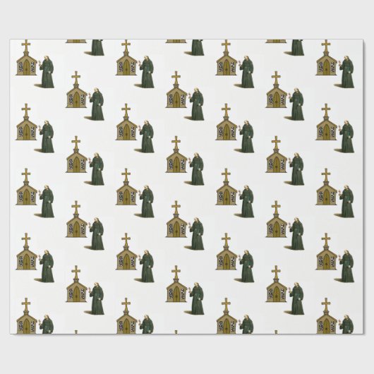 Inpakpapier Priester (Vlak)