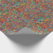 Inpakpapier - Psychedelische Kunstkringen (Hoek)