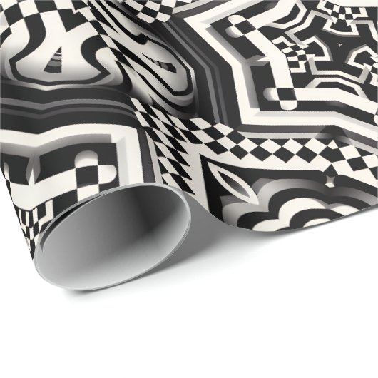 Inpakpapier | Retro Mod Checkerboard (Rol Hoek)