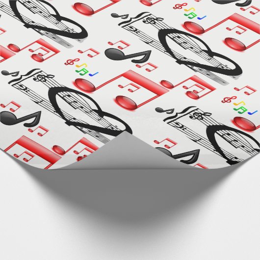 Inpakpapier Rockmuziek (Hoek)