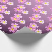 Inpakpapier, roze bloesems cadeaupapier (Hoek)