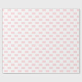 Inpakpapier Roze & Witte Streep Vierkant (Vlak)