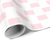 Inpakpapier Roze & Witte Streep Vierkant (Rol Hoek)