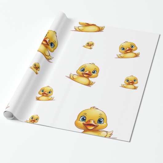Inpakpapier - Rubber Ducky Theme (Uitgerold)