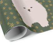 Inpakpapier, Santa Dog Cadeaupapier (Rol Hoek)