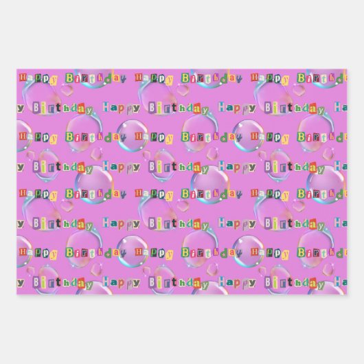 inpakpapier set van 3, rode kleurtonen (Voorkant 2)