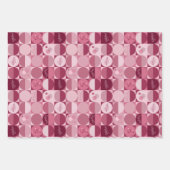 inpakpapier set van 3 vellen abstract ontwerp (Voorkant)