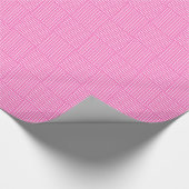  inpakpapier, Snoep roze mand weven Cadeaupapier (Hoek)
