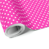  inpakpapier, Snoep roze polka's Cadeaupapier (Rol Hoek)