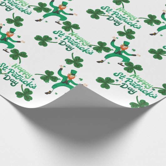 Inpakpapier - St. Patrick's Day Gift Wrap (Hoek)