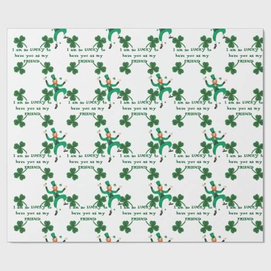 Inpakpapier - St. Patrick's Day Gift Wrap (Vlak)