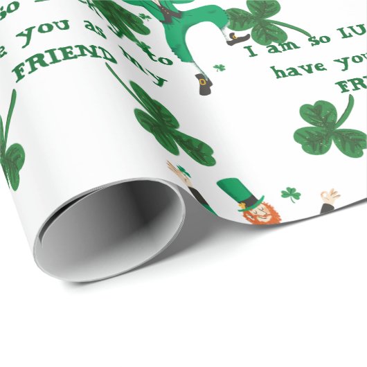 Inpakpapier - St. Patrick's Day Gift Wrap (Rol Hoek)