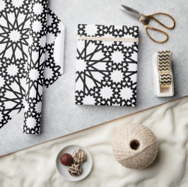 Inpakpapier - Sterpatroon B / W
