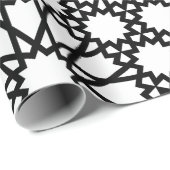 Inpakpapier - Sterpatroon B / W (Rol Hoek)