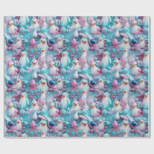 Inpakpapier - Transgender Pride Pinguïns 1 (Vlak)