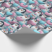 Inpakpapier - Transgender Pride Pinguïns 2 (Hoek)