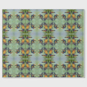 Inpakpapier - Tropische vogels 02 (Vlak)