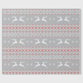 inpakpapier - Ugly kerstSweater Grey (Vlak)
