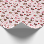 Inpakpapier van Choco Heart Valentijns (Hoek)
