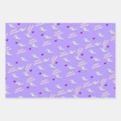 Inpakpapier vellen Happy Birthday eenhoorn (Voorkant 2)