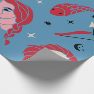 inpakpapier voor astrologische dierenriem