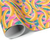 Inpakpapier voor baby en kinderen in retro-stijl. (Rol Hoek)