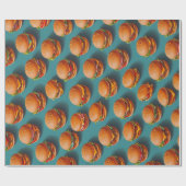 Inpakpapier voor de cheeseburger (Vlak)