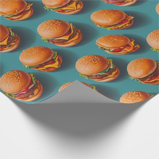 Inpakpapier voor de cheeseburger (Hoek)