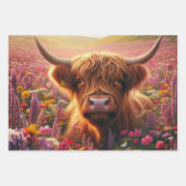 Inpakpapier voor Decoupage 3 Whimsical Highlands Vel (Voorkant 2)