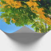 inpakpapier voor gele bloemen (Hoek)