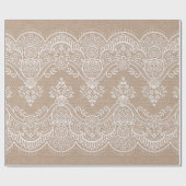 Inpakpapier voor jute en kant (Vlak)