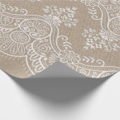 Inpakpapier voor jute en kant (Hoek)