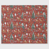 Inpakpapier voor Kerstmis (Vlak)