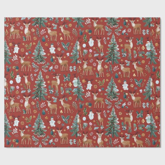 Inpakpapier voor Kerstmis (Vlak)