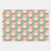 Inpakpapier voor Kerstmis met de Kerstman (Voorkant)