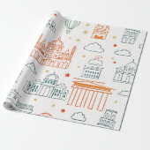 Inpakpapier voor kinderen (Uitgerold)