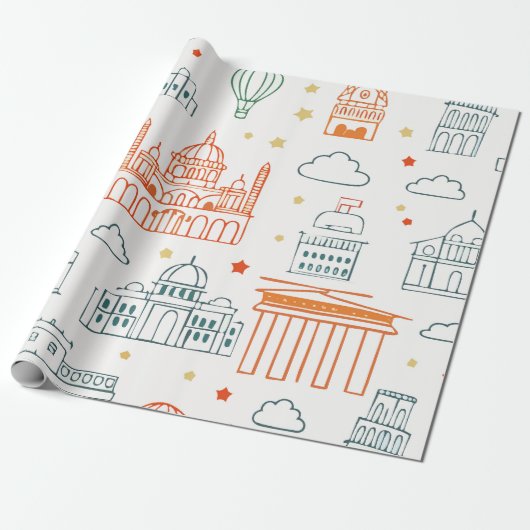 Inpakpapier voor kinderen (Uitgerold)