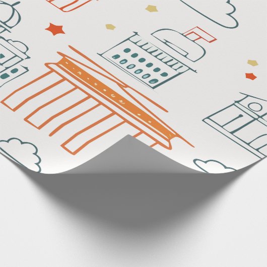 Inpakpapier voor kinderen (Hoek)