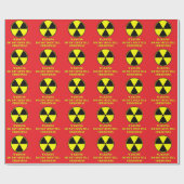 inpakpapier voor radioactieve Jouw tekst (Vlak)