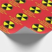 inpakpapier voor radioactieve Jouw tekst (Hoek)