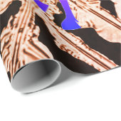 INpakpapier voor RENDIEREN EN BENTLEY-SNEEUWVLOKKE (Rol Hoek)