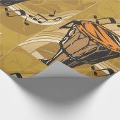 inpakpapier voor trommelgeluid