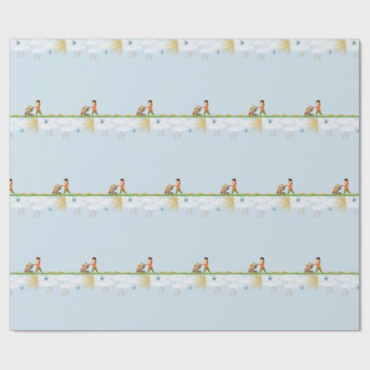 Inpakpapier voor tweelingmoeder (Vlak)