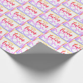 Inpakpapier voor tweelingmoeder (Hoek)