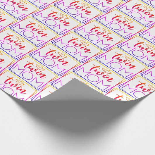 Inpakpapier voor tweelingmoeder (Hoek)