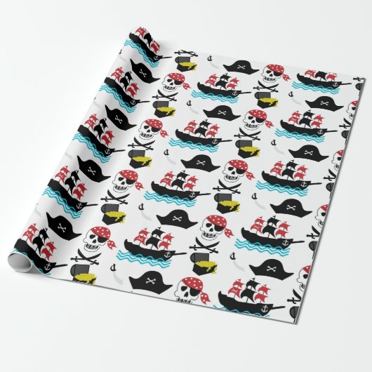 inpakpapier voor zeepiraten (Uitgerold)