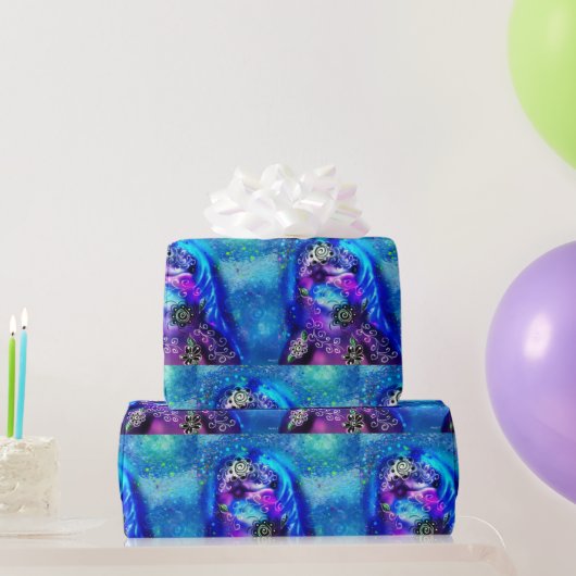 Inpakpapier - Whimsical Dolphin Gift Wrap Blauw (Feestgeschenken)