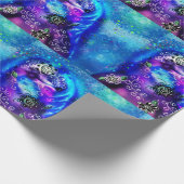 Inpakpapier - Whimsical Dolphin Gift Wrap Blauw (Hoek)