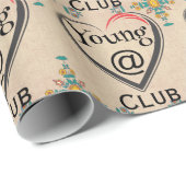 Inpakpapier Young at Heart Club (Rol Hoek)